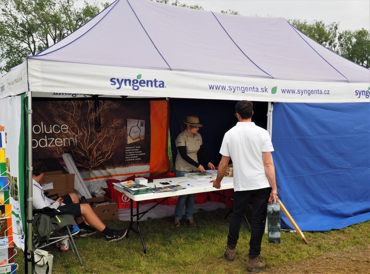 Stan Syngenta na polním dni Žlunice