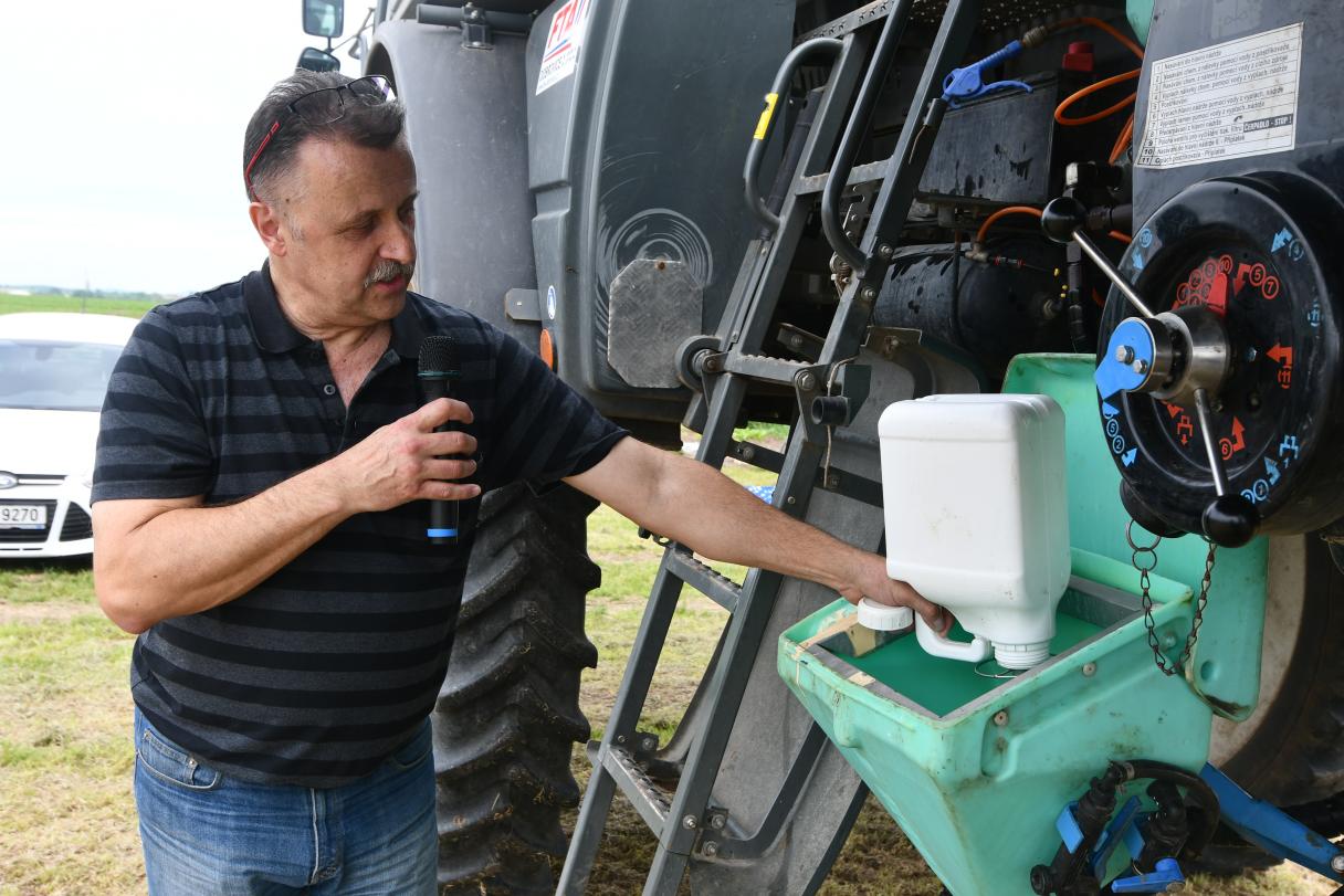 Ing. Petr Harašta na Polním dni Syngenta