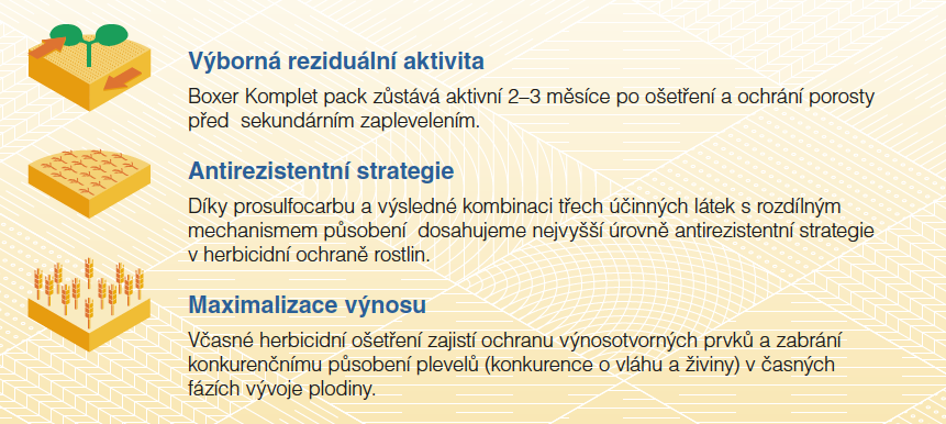 Infografika o výhodách modulární architektury se třemi ikonami a body textu.