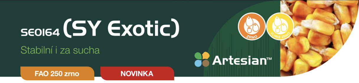 Reklamní banner na sušenky Artisan, s fotkou sušenek a tlačítkem Novinka