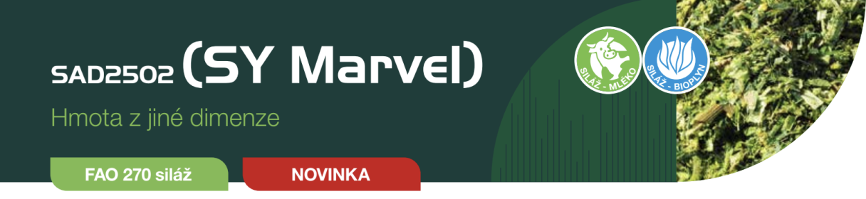 Zelený reklamní banner s textem „SAD2SQ (SY Marvel)“ a tlačítkem „NOVINKA“