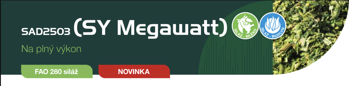 Banner s nápisem „SAD2S03 (SY Megawatt)“ a tlačítky „Přidat do košíku“ a „Novinka“